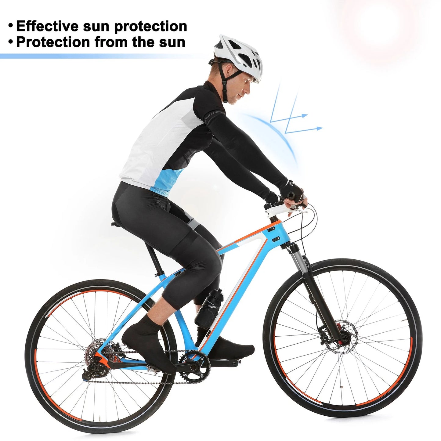Arm Sleeves for Cycling (Light Purple)