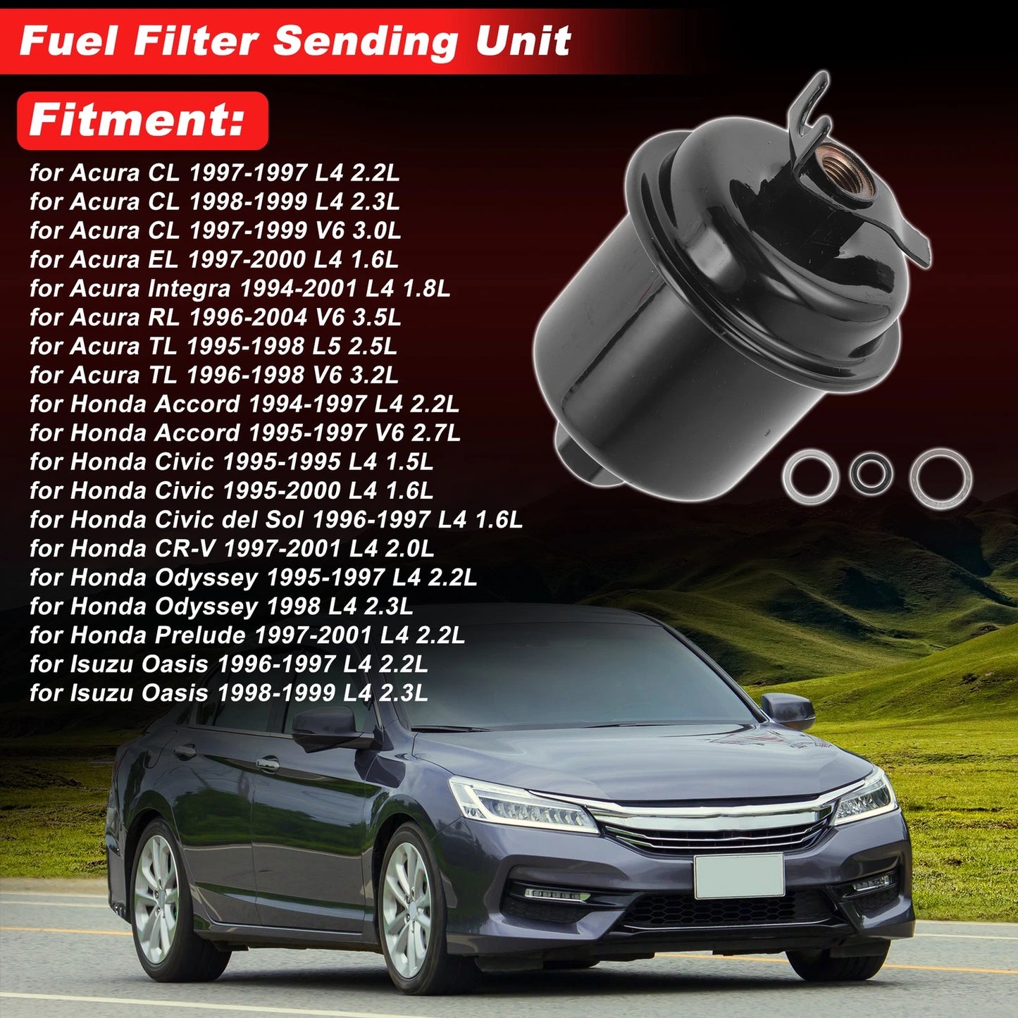Fuel Filter Assembly for Acura CL (1997) 16010ST5931