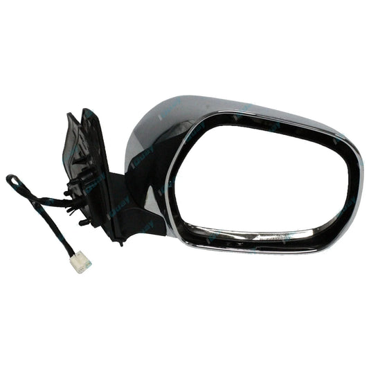LH+RH Chrome Electric Mirrors for Toyota Landcruiser Prado 120 Series '02-'09