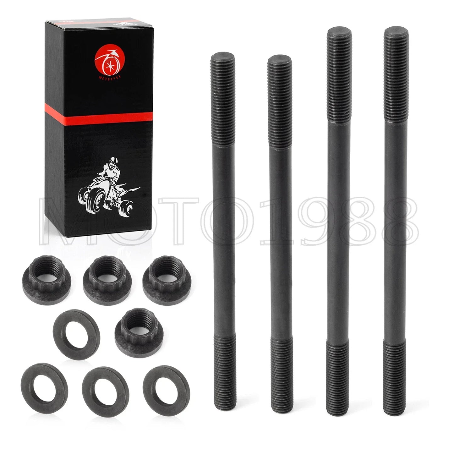 Stronger Heavy Duty Cylinder Head Studs Bolt for Yamaha YFZ450 (2004–2013)