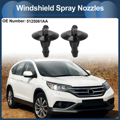 Set of 1 Windshield Washer Nozzle with Fluid Hose for Dodge Sprinter (2007–2018) No. 5125061AA