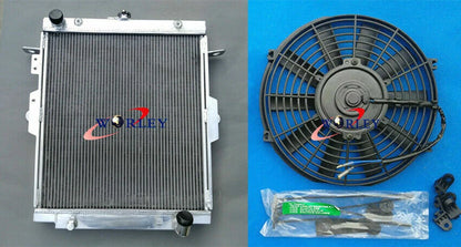 Alloy Radiator with Blue Hose for Toyota Landcruiser (HDJ78, HDJ79, HZJ78, HZJ79)