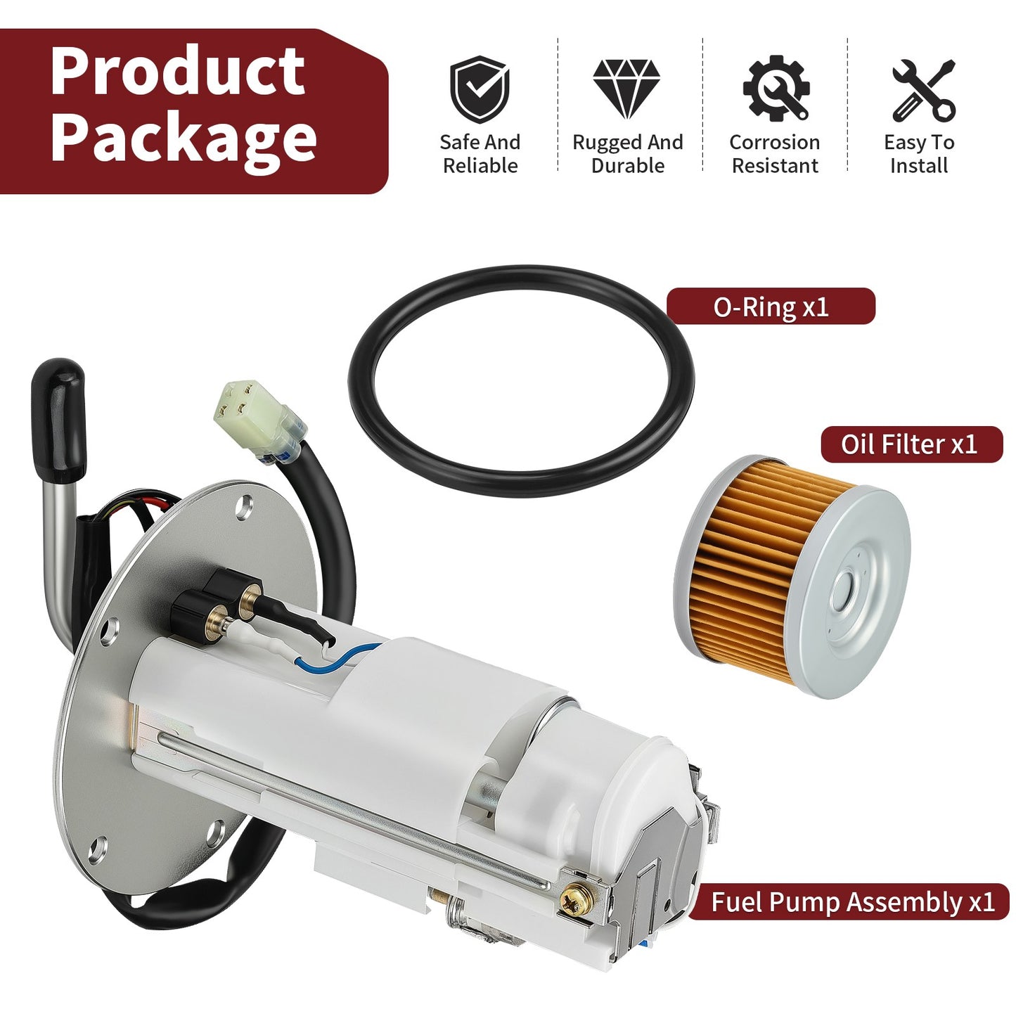 Fuel Pump Assembly for Kawasaki KFX 450R (2008–2014)