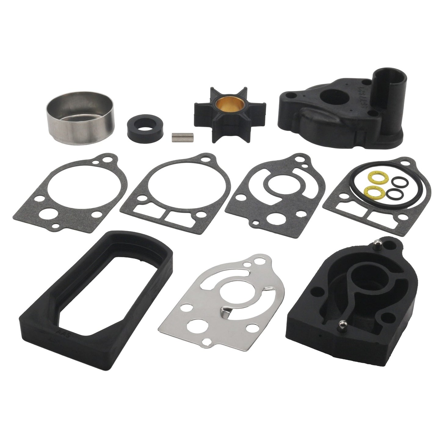 Water Pump Impeller Kit for Mercury Mariner Outboard (35-70 HP, 2-Stroke)