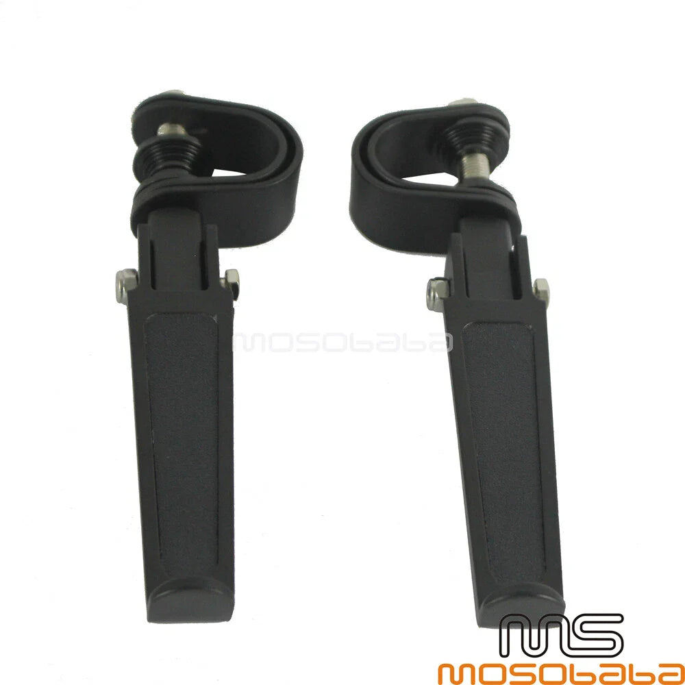 Highway Crash Bar Foot Pegs w/ 1"-1.25" Clamps for Harley-Davidson