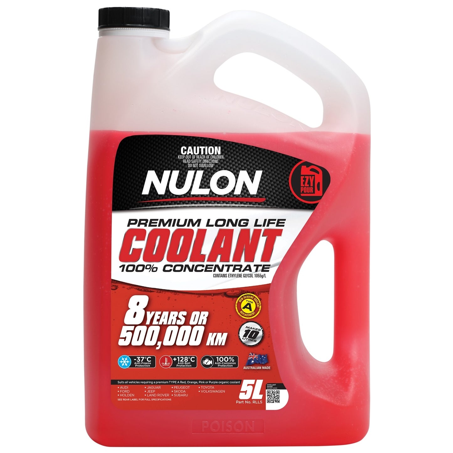Premium Long Life Coolant for Nulon (100% Concentrate)