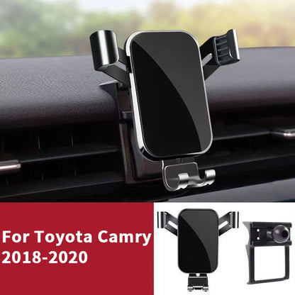 Dashboard Air Vent Mount Clip Gravity Phone Holder for Toyota Camry (2018–2020)