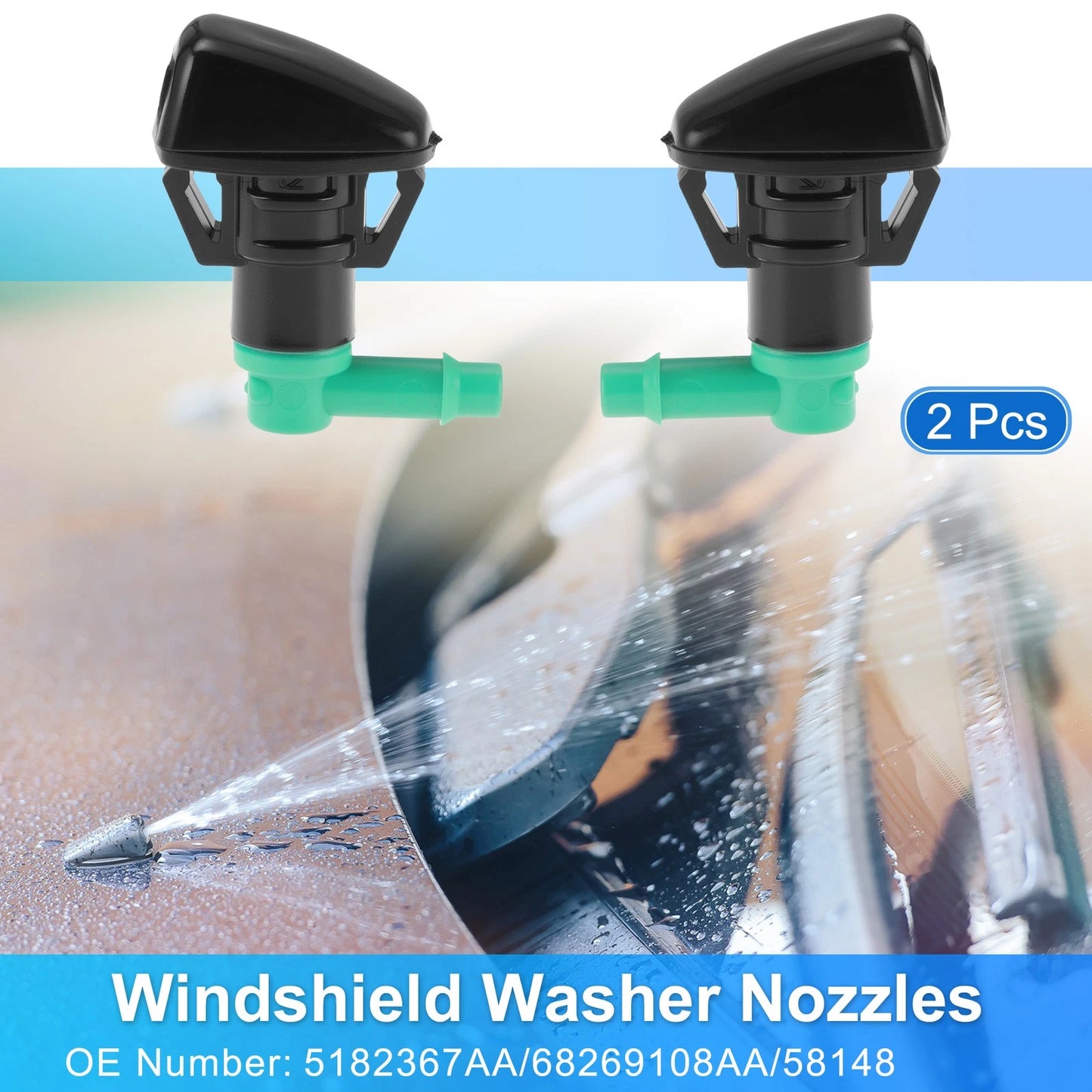 Windshield Washer Nozzle for Dodge Durango (2011–2023) No. 5182367AA