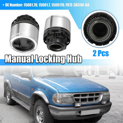 2X Front Wheel Locking Hub 1500170 for Ford Explorer Ranger Mazda B