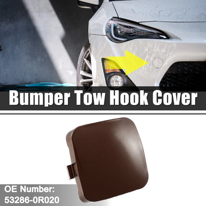 Tow Hook Cover for Toyota RAV4 (2013–2018) - Deep Brown