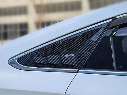 Carbon Fiber Window Louver Trim Cover for Hyundai Sonata (2015–2019)