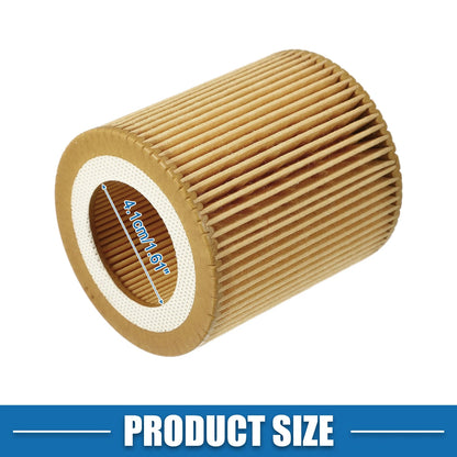 Set of 1 Engine Oil Filter No. 11427566327 with O Ring for BMW 325i (2006–2013)