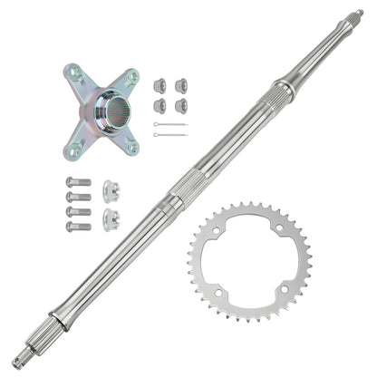 Rear Axle Shaft & Sprocket Mount Hub Nuts for Yamaha Raptor YFM350R (2004–2006)