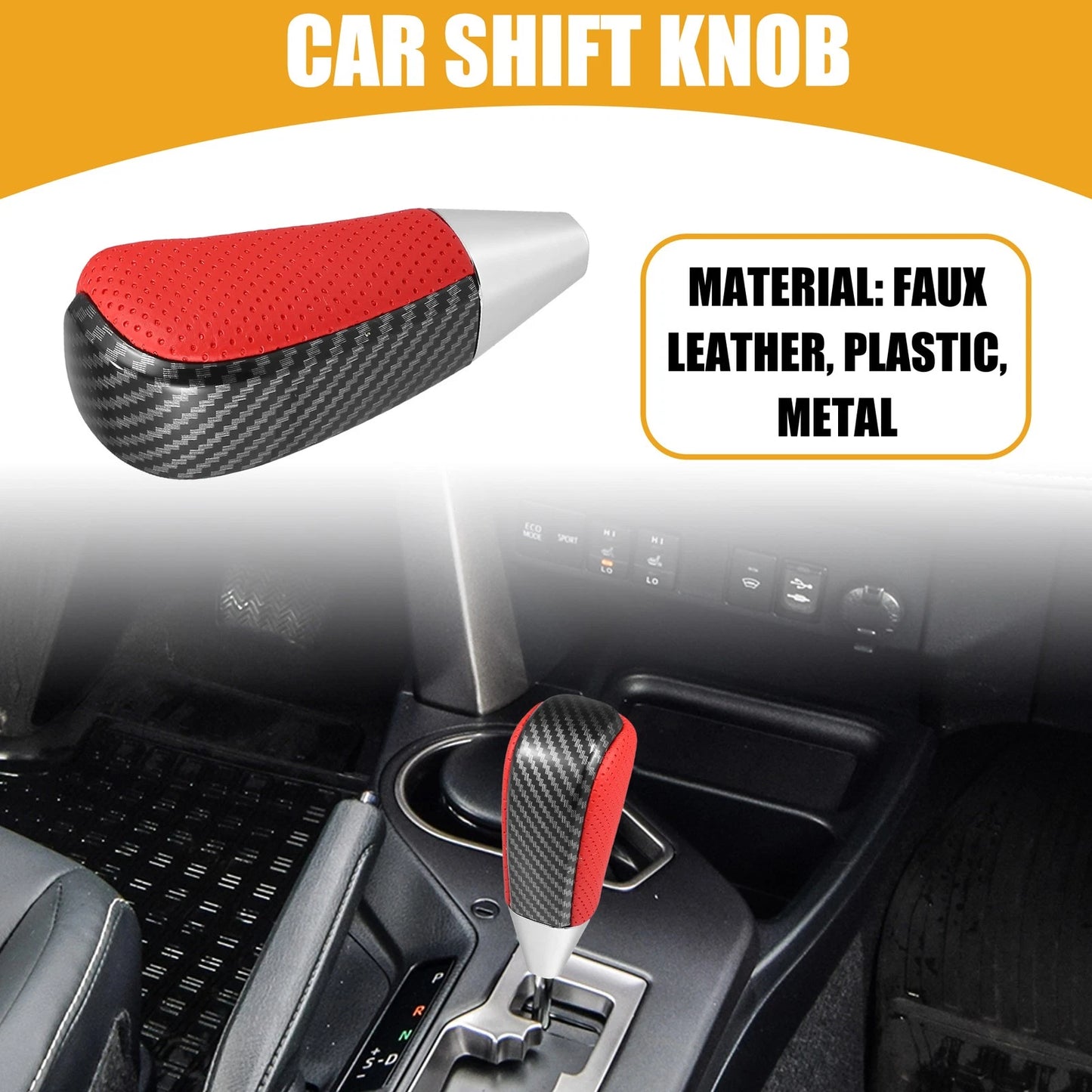 Gear Shift Knob for Toyota 4Runner (2003–2022) Red