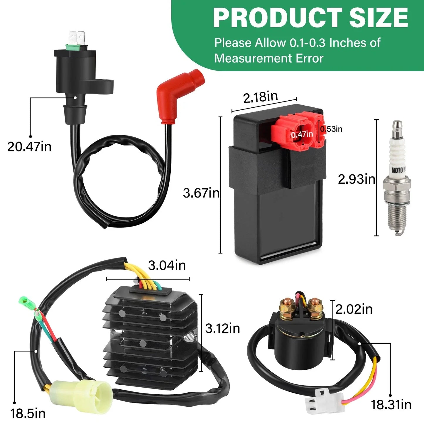 CDI Ignition Coil Rectifier Relay for Honda TRX300 (1994–1997)