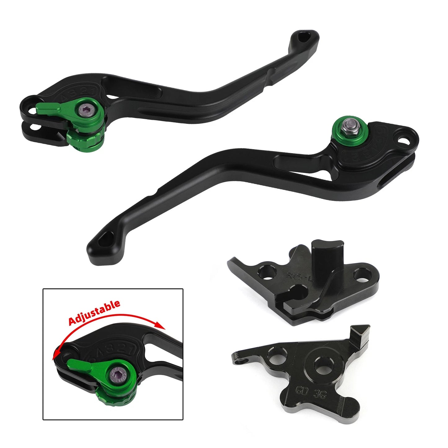 Pair motorcycle mirrors for Honda CA125 CMX250 Rebel CM125 VT125 Shadow