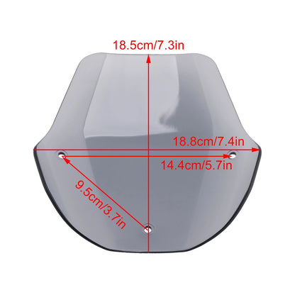 ABS Plastic Windshield + Bracket for Suzuki GSX-8S (2023–2024)