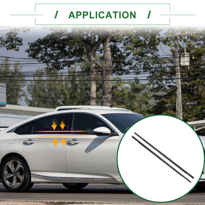 2X Rear Weatherstrip Window Seal No. 72950TVAA01 for Honda Accord