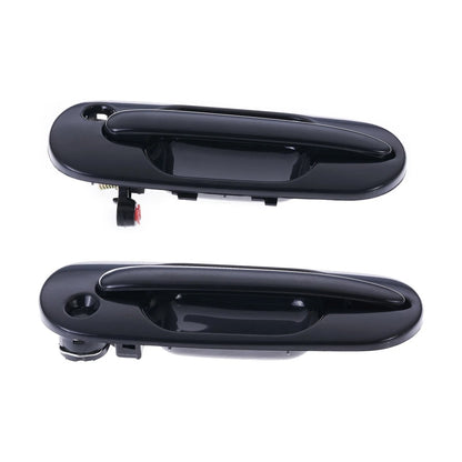 Set of 2 Outer Door Handles for Honda CR-V (1997–2001) Black