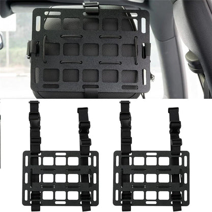 Tactical Molle Panel Headrest Gun Rack Storage for Universal Vehicle