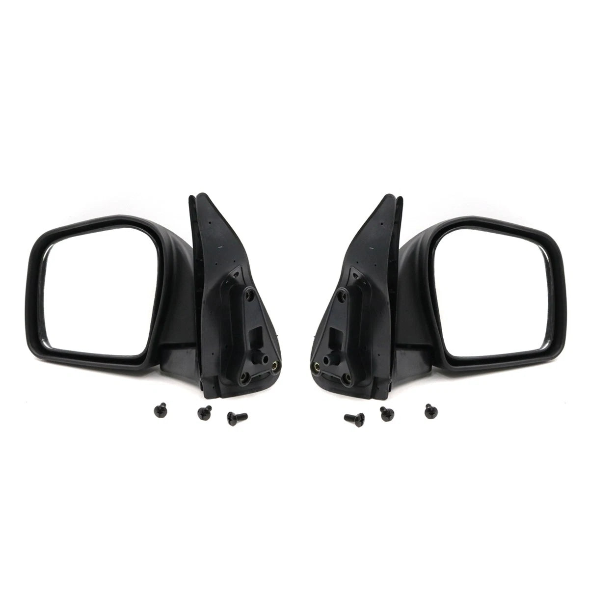 Set of 2 Black Door Mirrors for Toyota Hilux Pickup Truck (LN145–LN155)