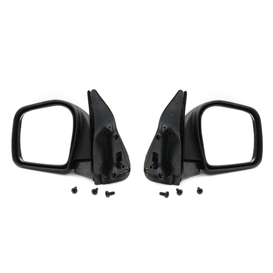 Set of 2 Black Door Mirrors for Toyota Hilux Pickup Truck (LN145–LN155)