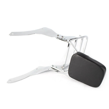 Passenger Backrest Sissy Bar w/ Luggage Rack for Yamaha Vstar 400 (98-22)