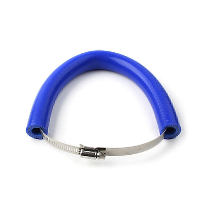 Universal Motorcycle Exhaust Pipe Heat Shield Cover Guard - Blue