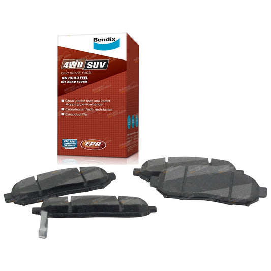 Set of 2 Front Disc Brake Rotors with Pads for Nissan Navara D40 (2005–2012)