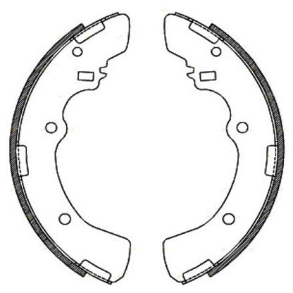 Rear Brake Shoe Set for Mitsubishi L300 Express (1988–2005)