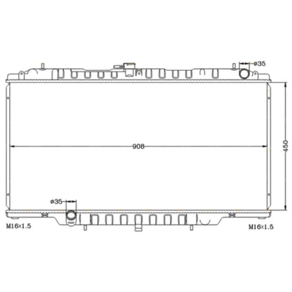 Aluminium Alloy Radiator for Nissan Patrol GU (1998–2001)