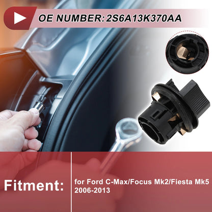 Indicator Light Socket for Ford C-Max/Focus Mk2/Fiesta Mk5 (2006–2013) No. 2S6A13K370AA