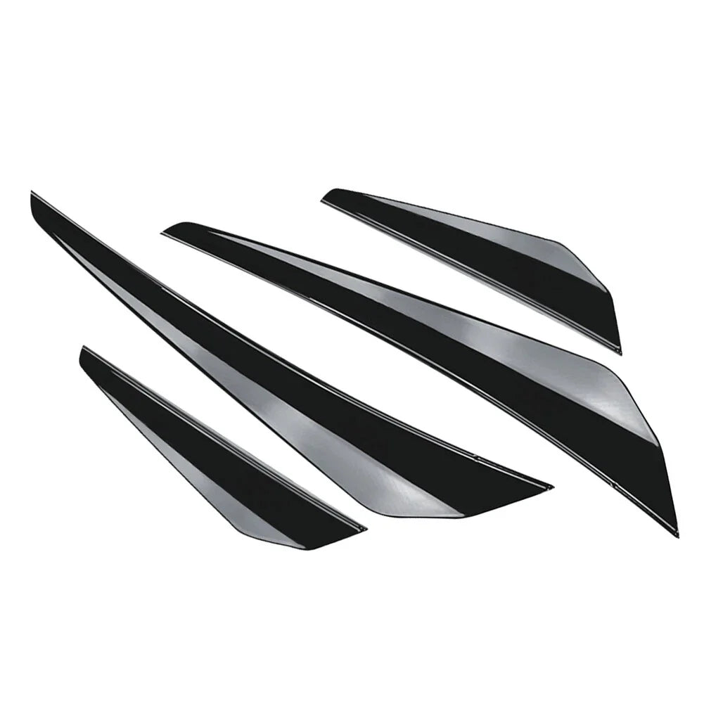 Front Bumper Side Spoiler Splitter for VW Golf 8 GTD GTE R Line (2020-2023)