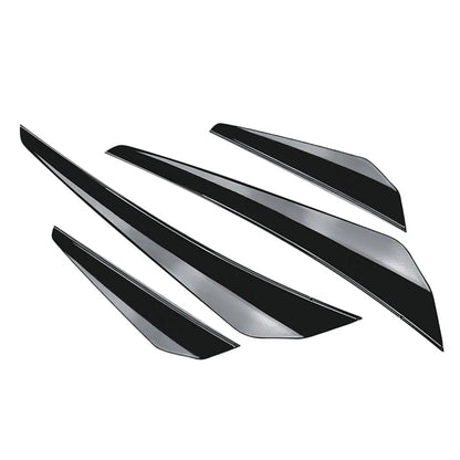 Front Bumper Side Spoiler Splitter for VW Golf 8 GTD GTE R Line (2020-2023)