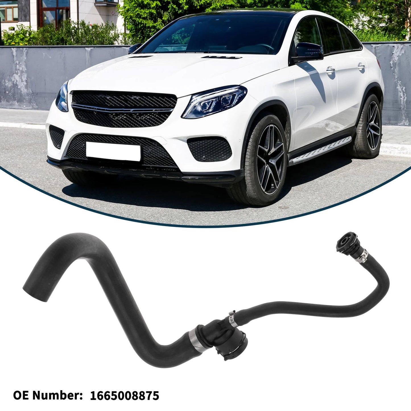 Radiator Hose for Mercedes-Benz GLE 320 X166 (2013–2016) No. 1665008875