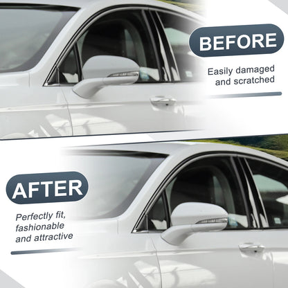 Left Side Mirror Cover Cap for Ford Fusion (2013–2019) - White, Turn Signal