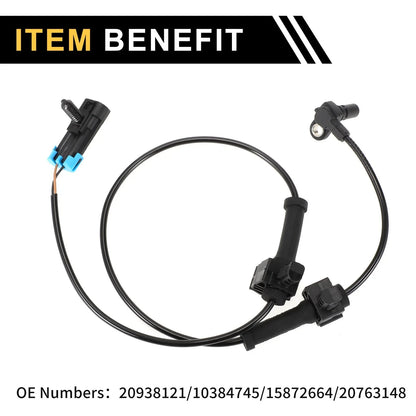 ABS Wheel Speed Sensor for Chevrolet Silverado 1500 Rear Left Right (2007-2013)