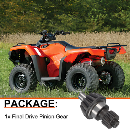 Final Drive Pinion Gear for Honda Rancher 420 TRX420 (2007–2024)