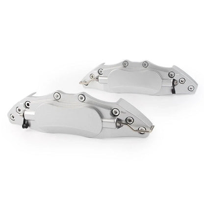 Universal Silver 3D Style Car Disc Brake Caliper Covers for Front/Rear