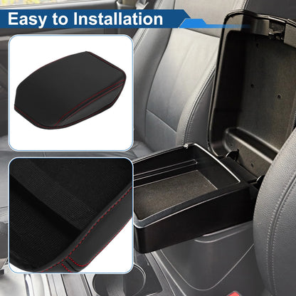 Armrest Cover for VW T-ROC (2018–2024) Anti-Scratch Black Red