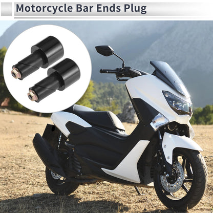 1 Pair Iron Rubber Handlebar Grip End Plug for Honda CB500 (2013–2023)