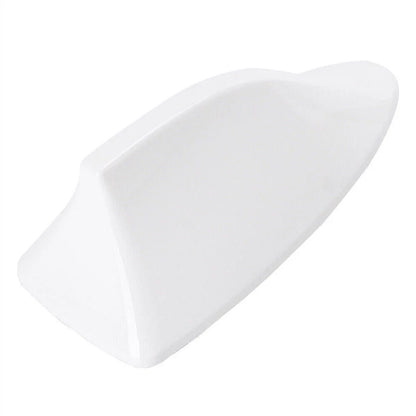 Universal White Shark Fin Roof Antenna for Car Radio Receiver FM/AM