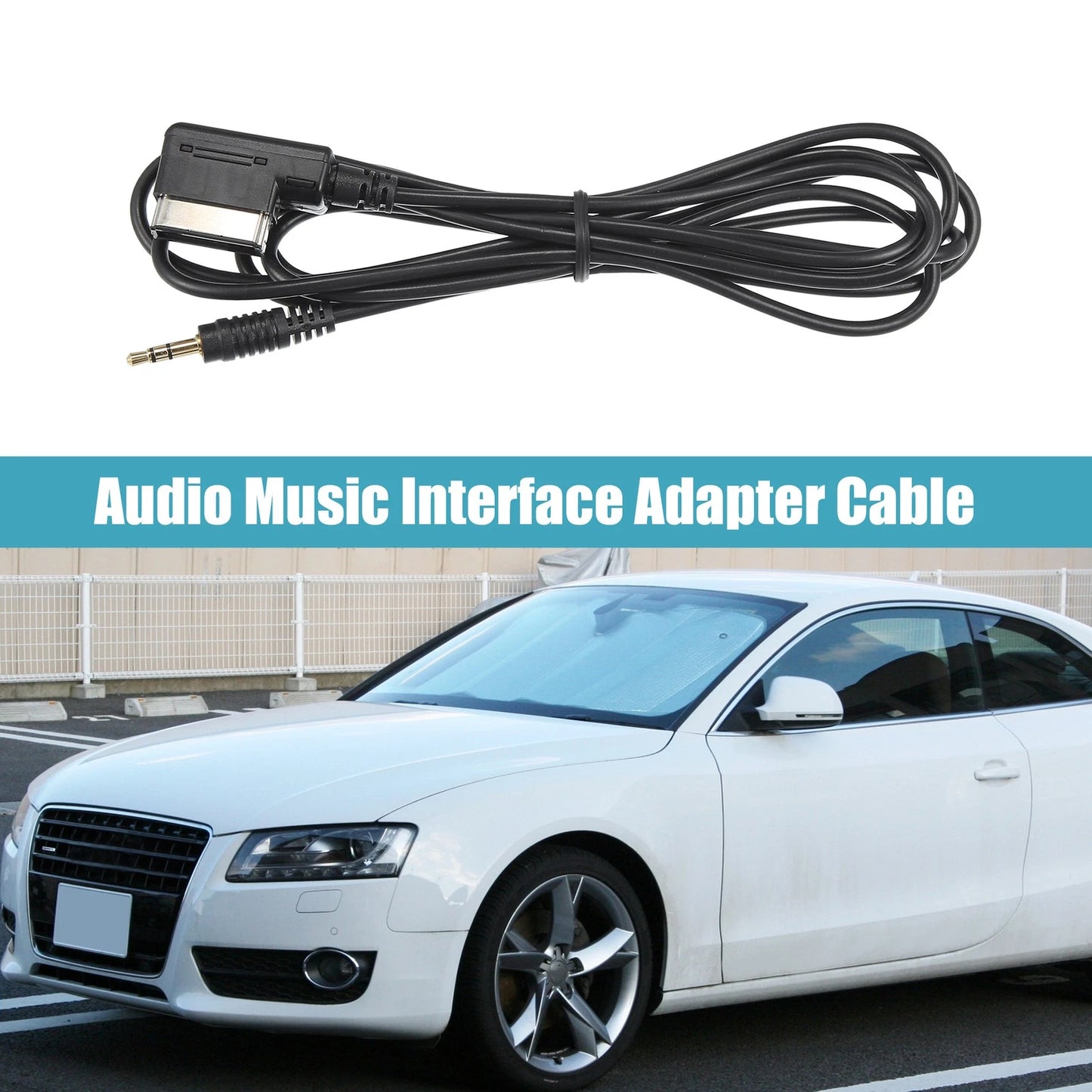 Music Interface AMI MMI AUX 3.5mm Jack Adapter Cable for Audi