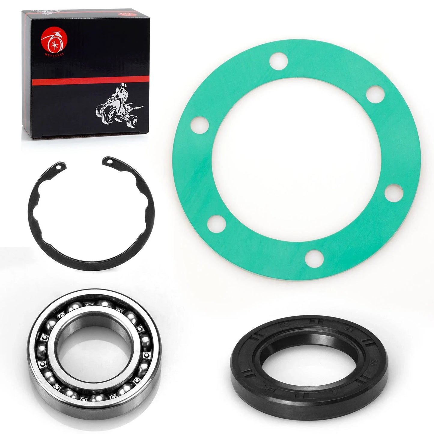 Rear Axle Bearing & Seal Gasket Kit for Kawasaki Mule 2520 (1993–2000)