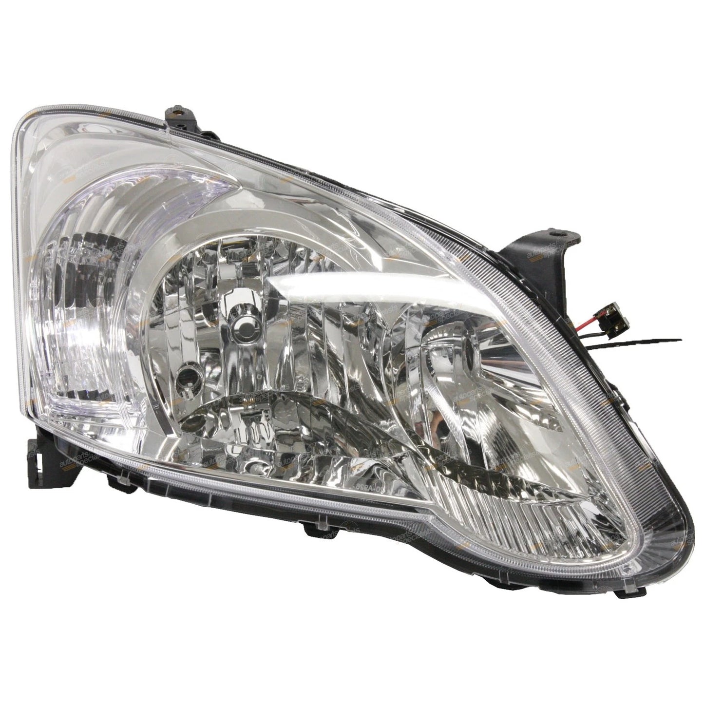 Set of 2 Chrome Headlights for Toyota Corolla (2004–2007)