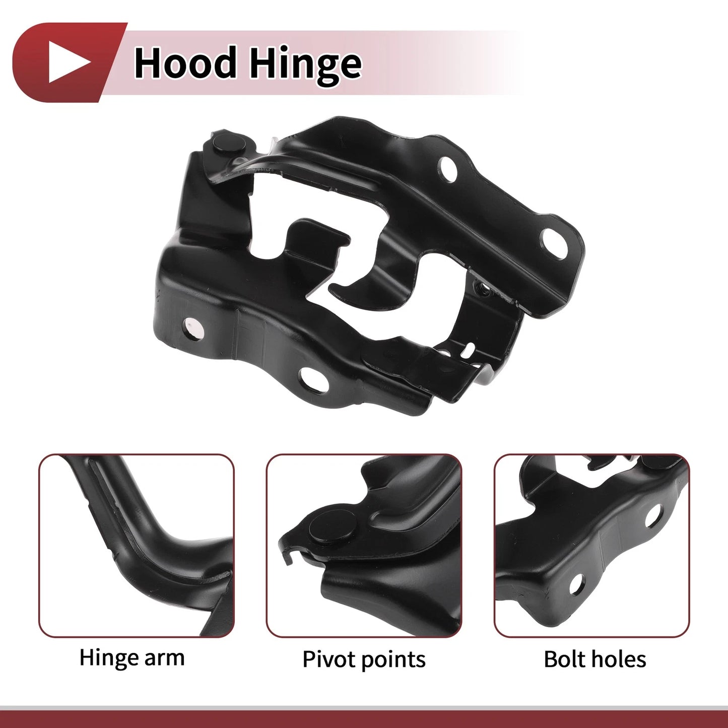 Hood Hinge for Toyota Camry (2002–2021) Left Side, 1 pcs
