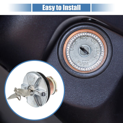 Set of 1 Ignition Switch Cylinder with Keys for Toyota Pickup (No. 6900535130)
