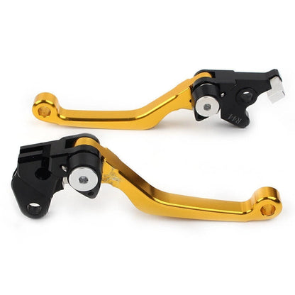 Pivot Dirt Clutch Brake Levers for Kawasaki KLX250 D-Tracker (1993–1997) GOLD