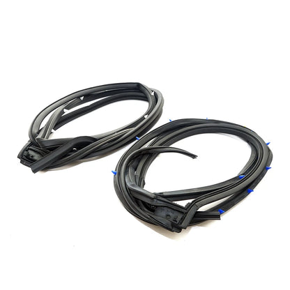 Set of 2 Rear Door Weatherstrip Rubber Seals for Honda City Sedan (2008–2013)