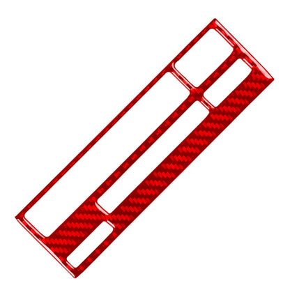 Carbon Fiber Red CD Button Panel Cover Trim for BMW 3 Series E36 (1994–1996)